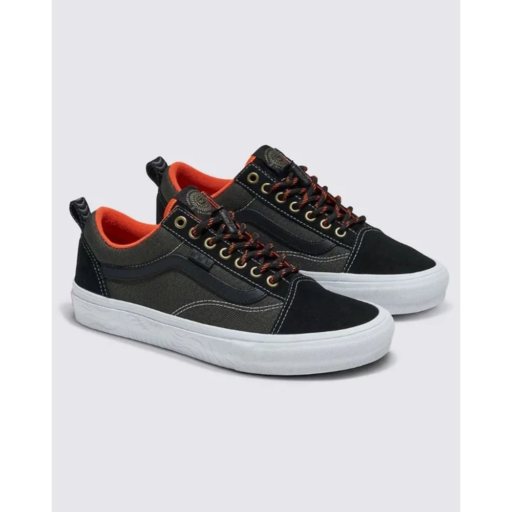 The Vans Skate Old Skool Spitfire Shoes 2024 in Black Flame