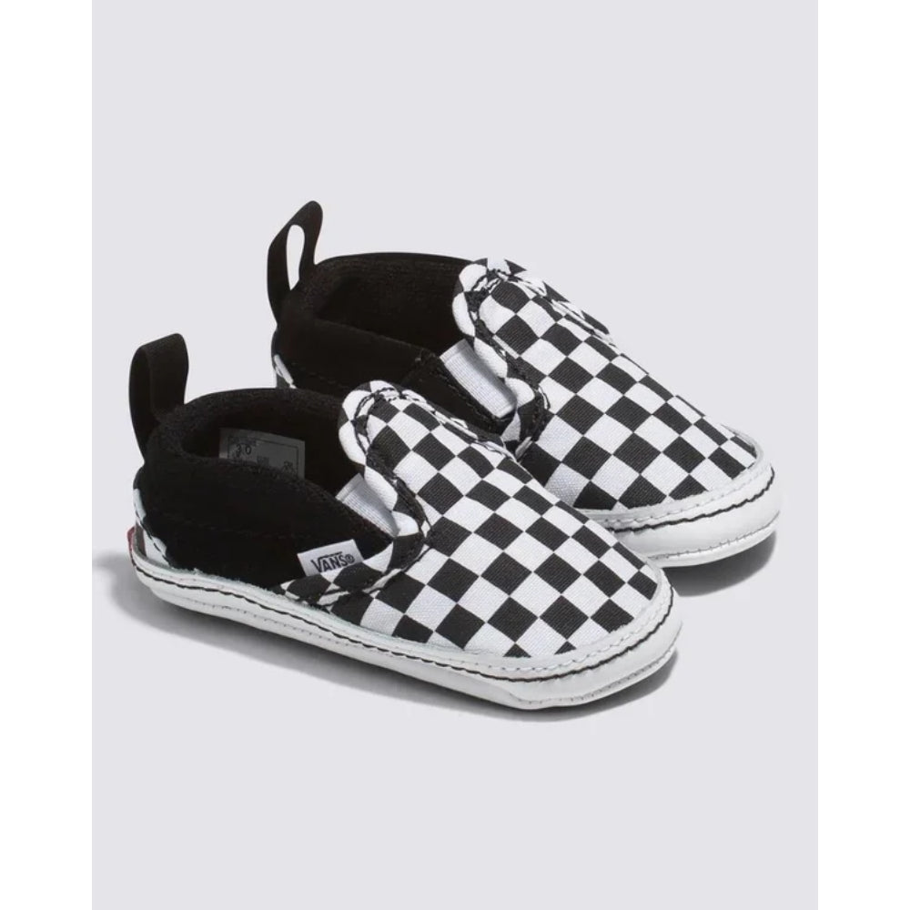 The Vans Slip-On V Crib Shoes 2023 in Checker