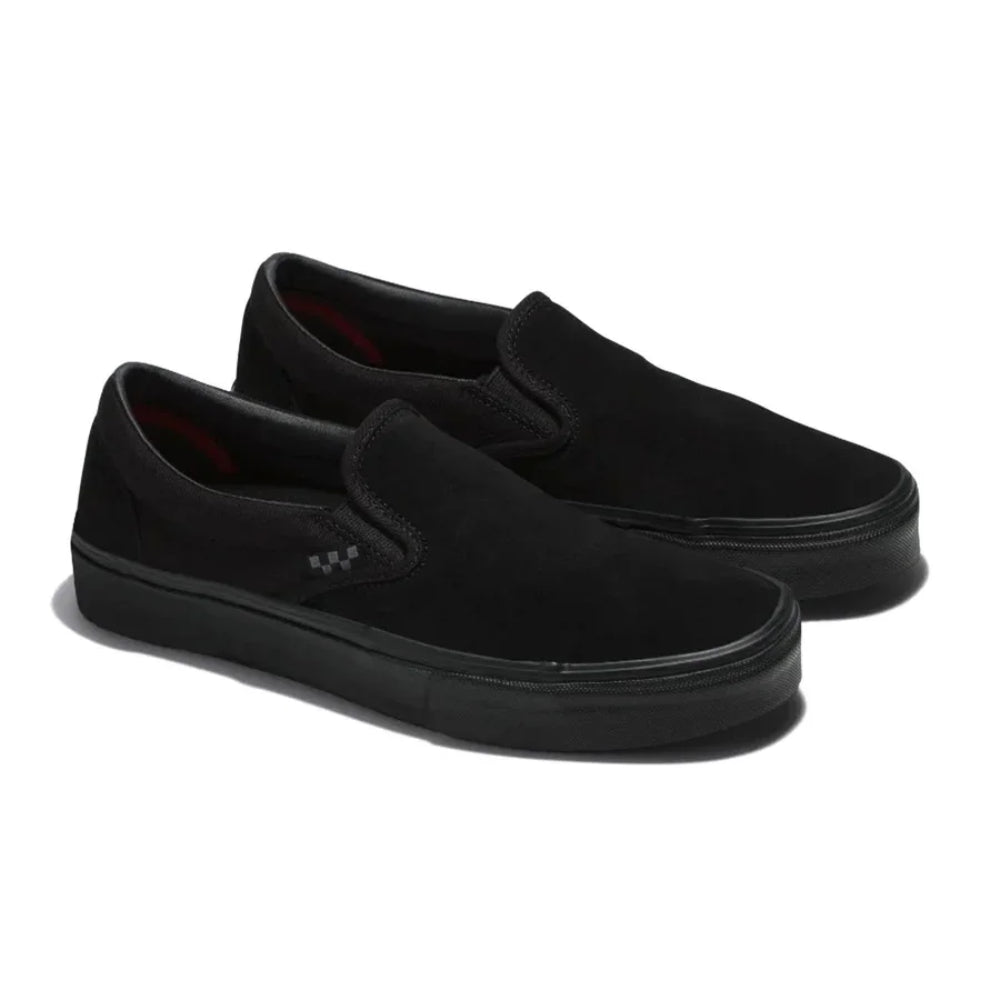 The Vans Slip On Skate Shoes 2023 in Black Black