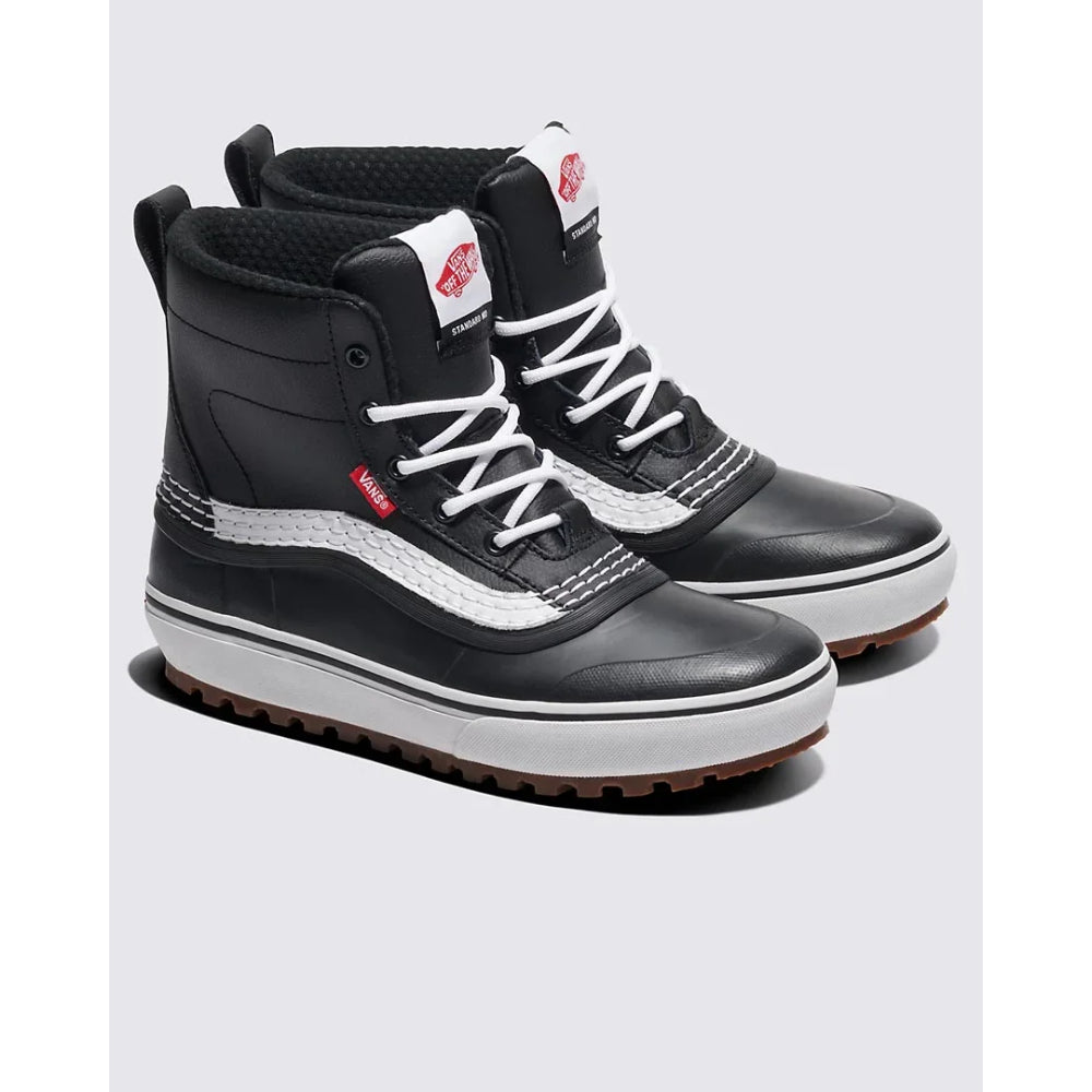The Vans Standard Mid Snow MTE Boots 2024 in Black White