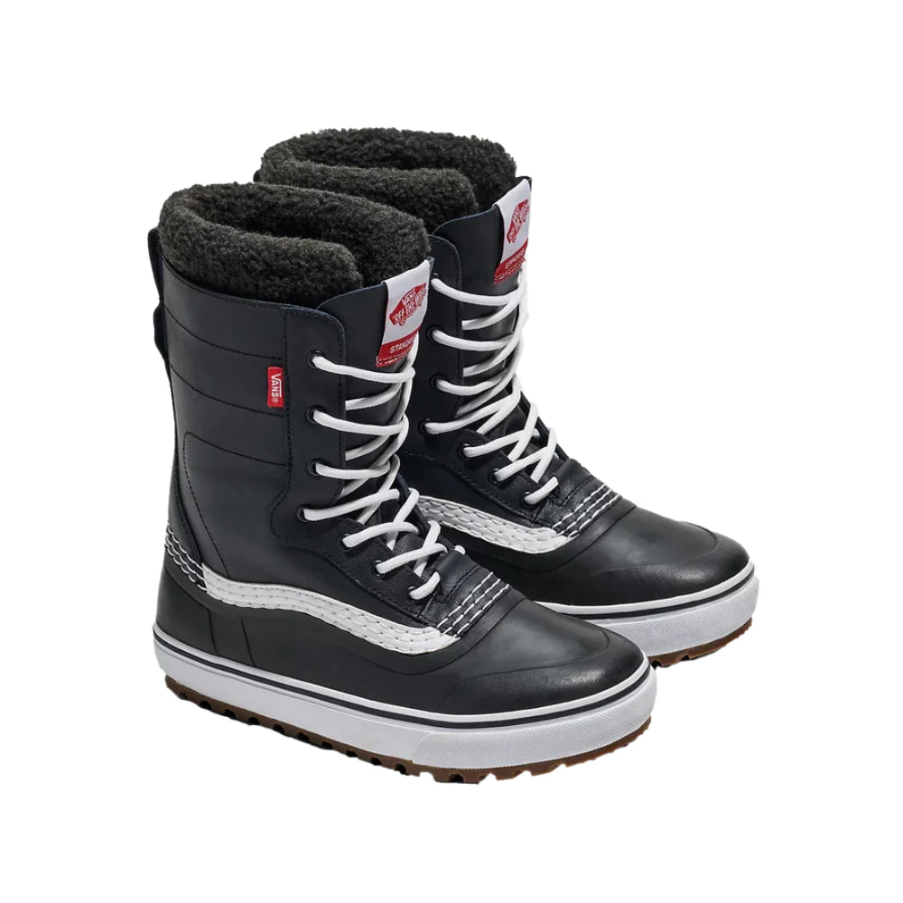 The Vans Standard Snow MTE Boots 2024 in Black White