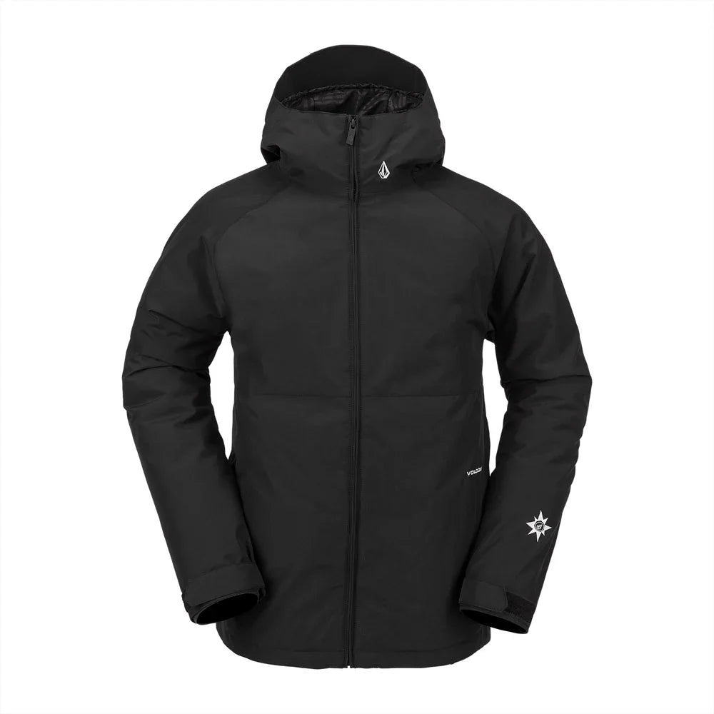 The Volcom 2836 Insulated Men's Jacket 2024 in Black 1