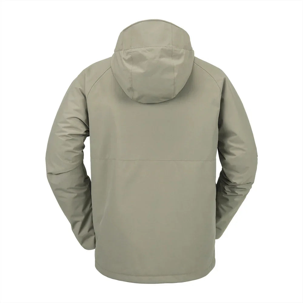 The Volcom 2836 Insulated Men's Jacket 2024 in Light Military 2