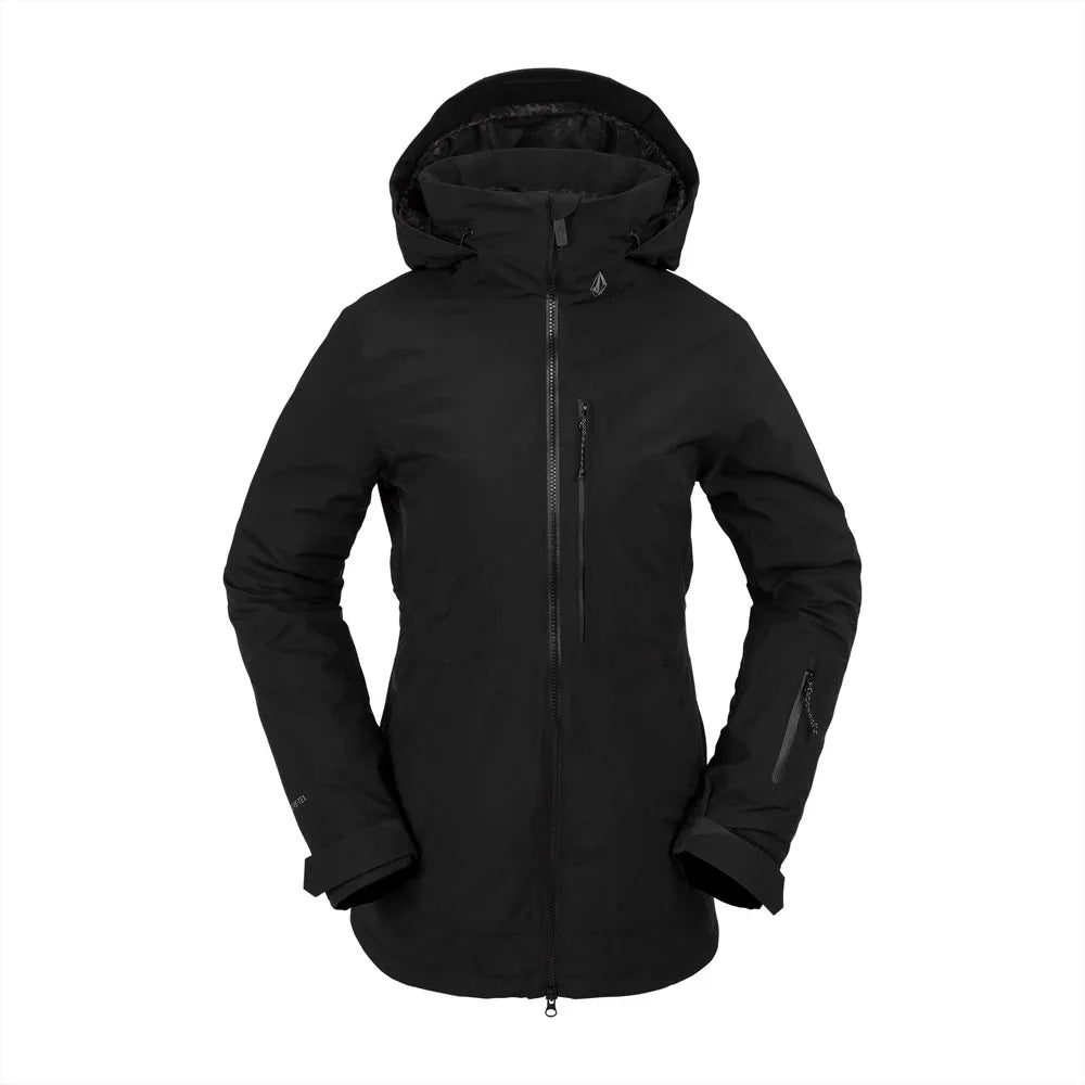 The Volcom 3D Stretch Gore-Tex Women's Jacket 2024 in Black 1