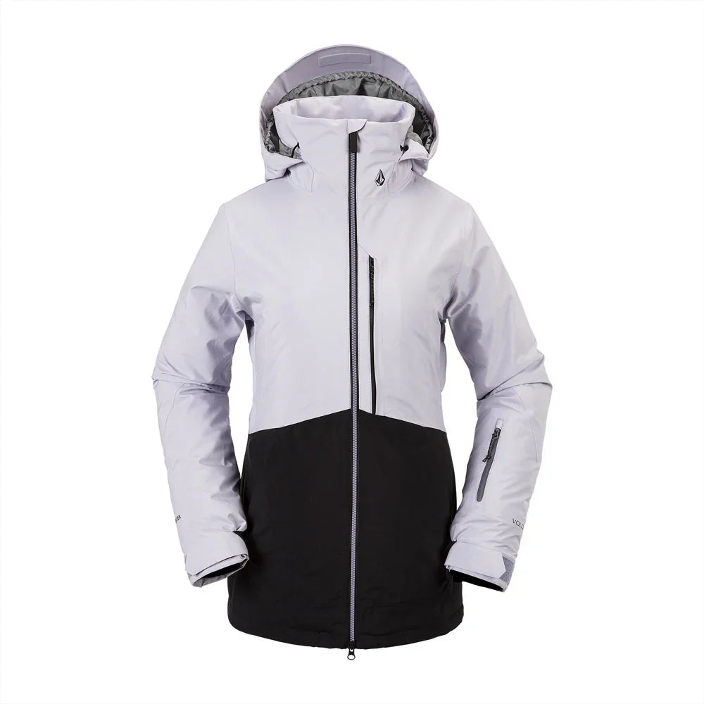 The Volcom 3D Stretch Gore-Tex Women's Jacket 2024 in Lilac Ash 1