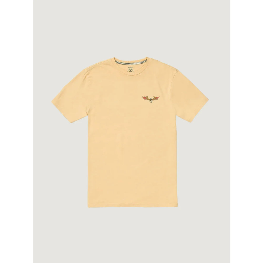 The Volcom Archer T-Shirt 2022 in Yellow