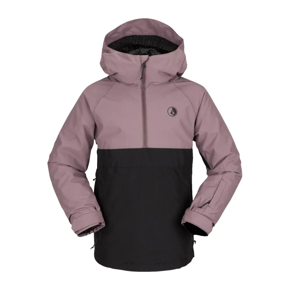 The Volcom Daybreak Insulated Kid's Jacket 2023 in Rosewood 1