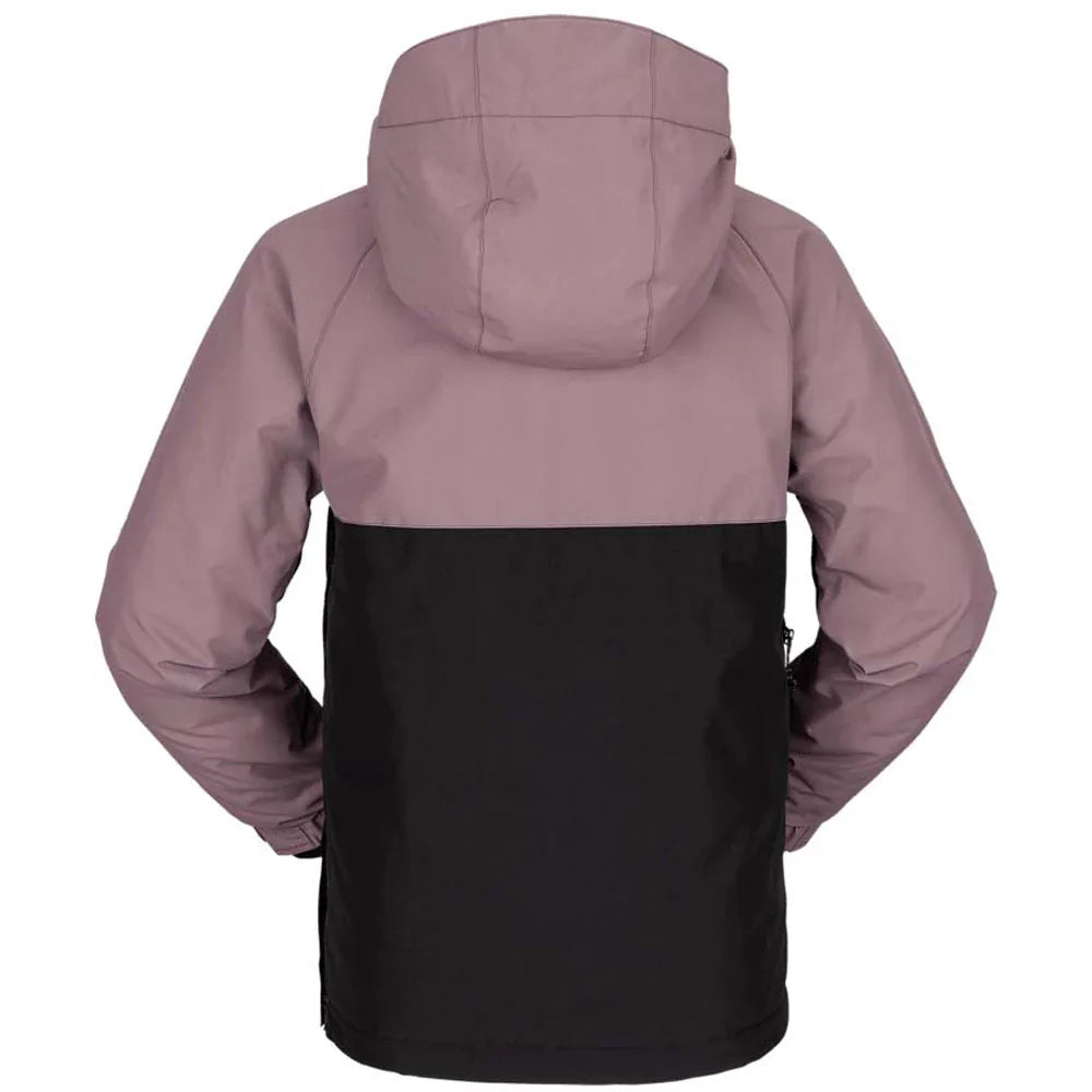 The Volcom Daybreak Insulated Kid's Jacket 2023 in Rosewood 2