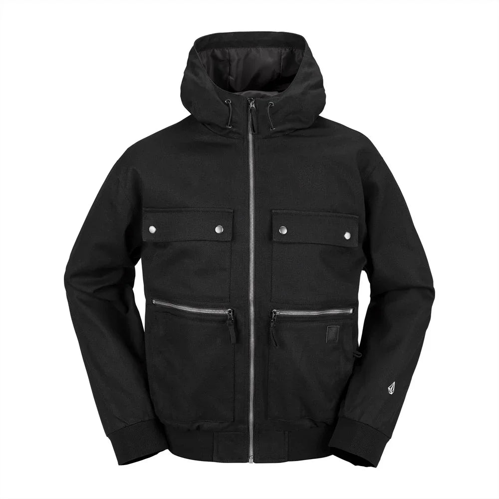 The Volcom Dustbox Men's Jacket 2024 in Black 1