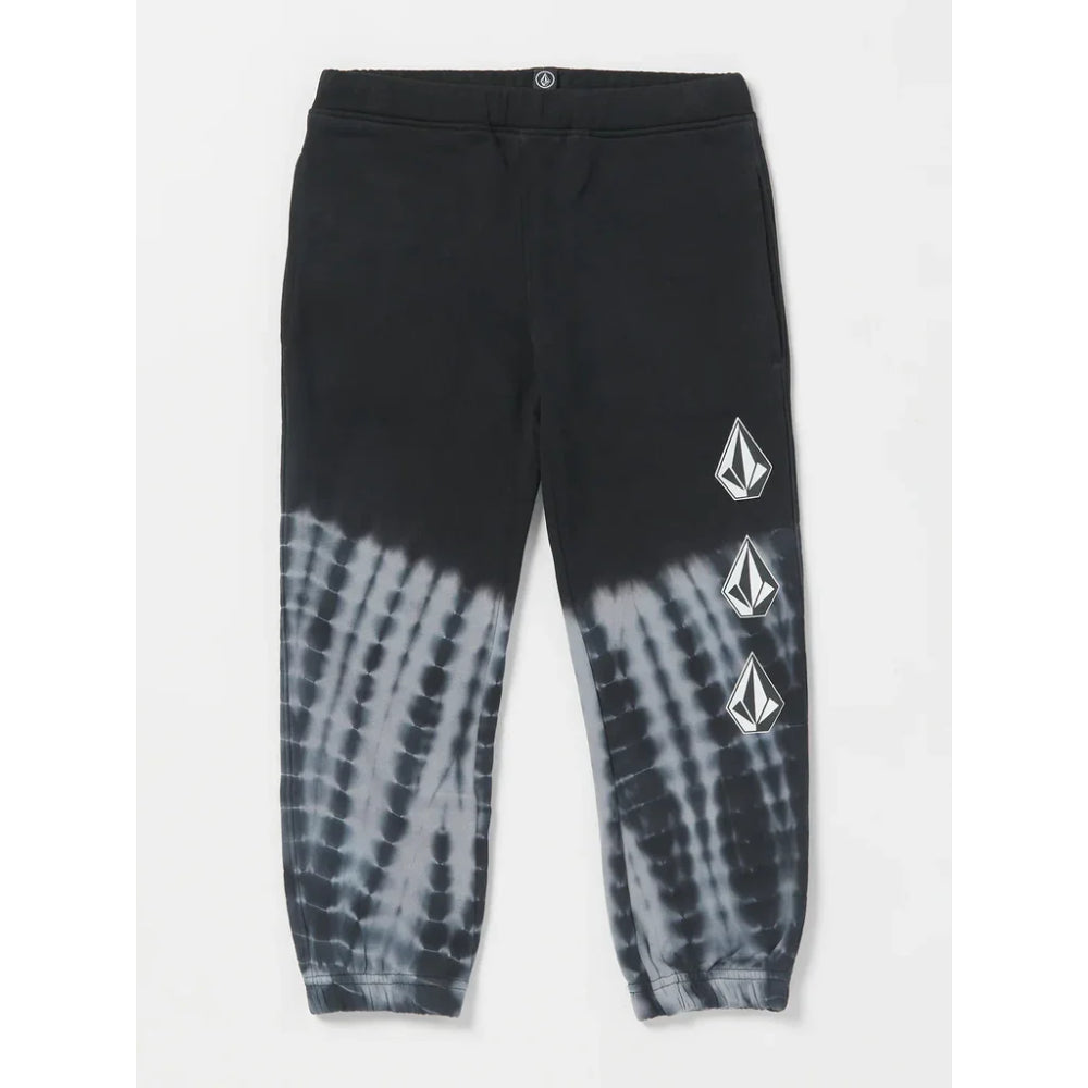 The Volcom Dyed EW Kid's Pants 2023 in Black 1