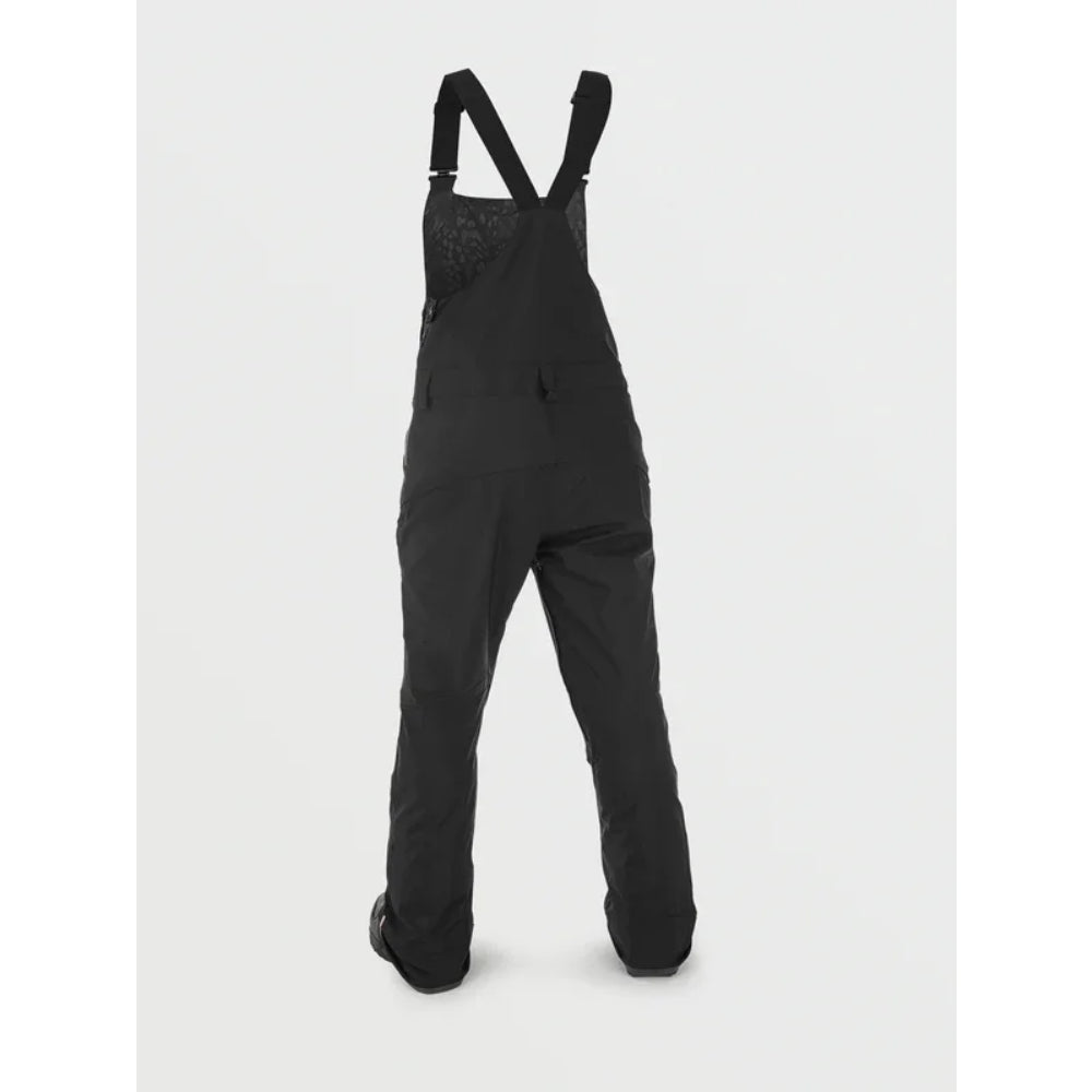 The Volcom Elm Stretch Gore-Tex Women's Bib Overall 2022 in Black 2