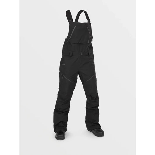 The Volcom Elm Stretch Gore-Tex Women's Bib Overall 2023 in Black 1