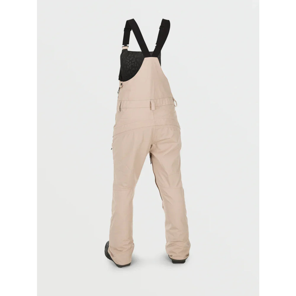 The Volcom Elm Stretch Gore-Tex Women's Bib Overall 2023 in Sand 2