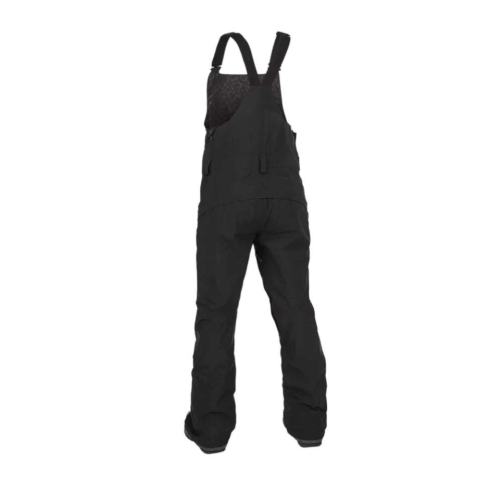 The Volcom Elm Stretch Gore-Tex Women's Bib Overalls 2024 in Black 2