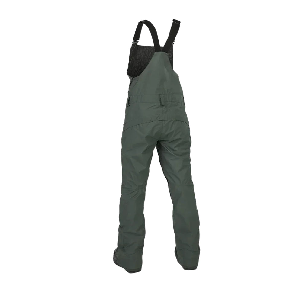 The Volcom Elm Stretch Gore-Tex Women's Bib Overalls 2024 in Eucalyptus 2