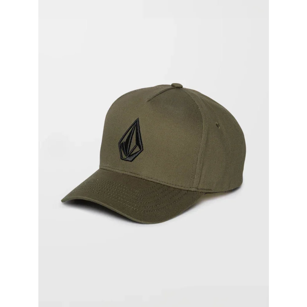 The Volcom Embossed Stone Adjustable Hat in Wintermoss 1