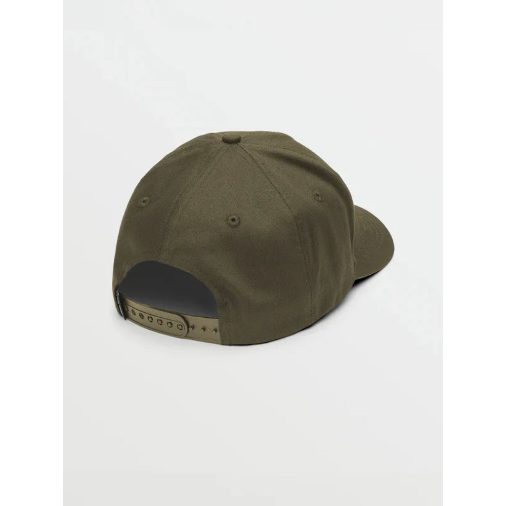 The Volcom Embossed Stone Adjustable Hat in Wintermoss 2