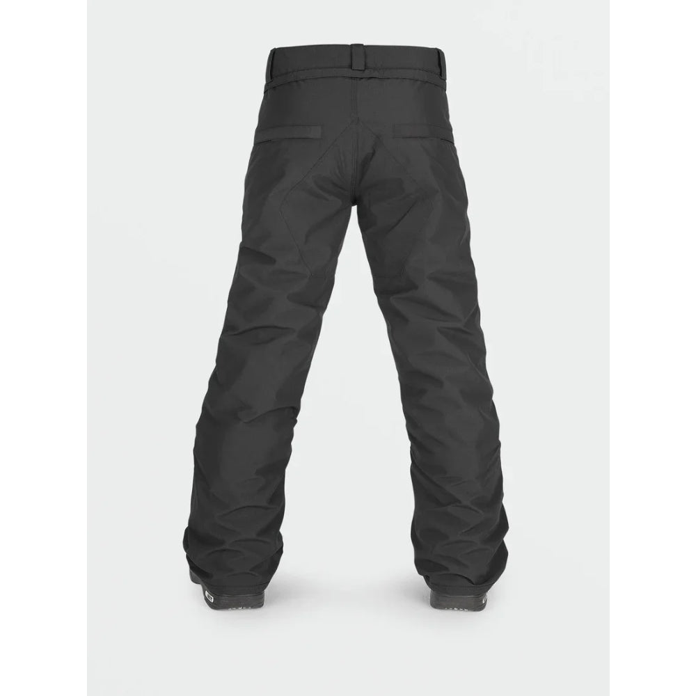 The Volcom Freakin Insulated Kid's Snow Chino Pants 2022 in Black 2