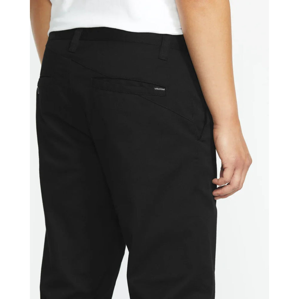 The Volcom Frickin Modern Stretch Pants 2021 in Black 2