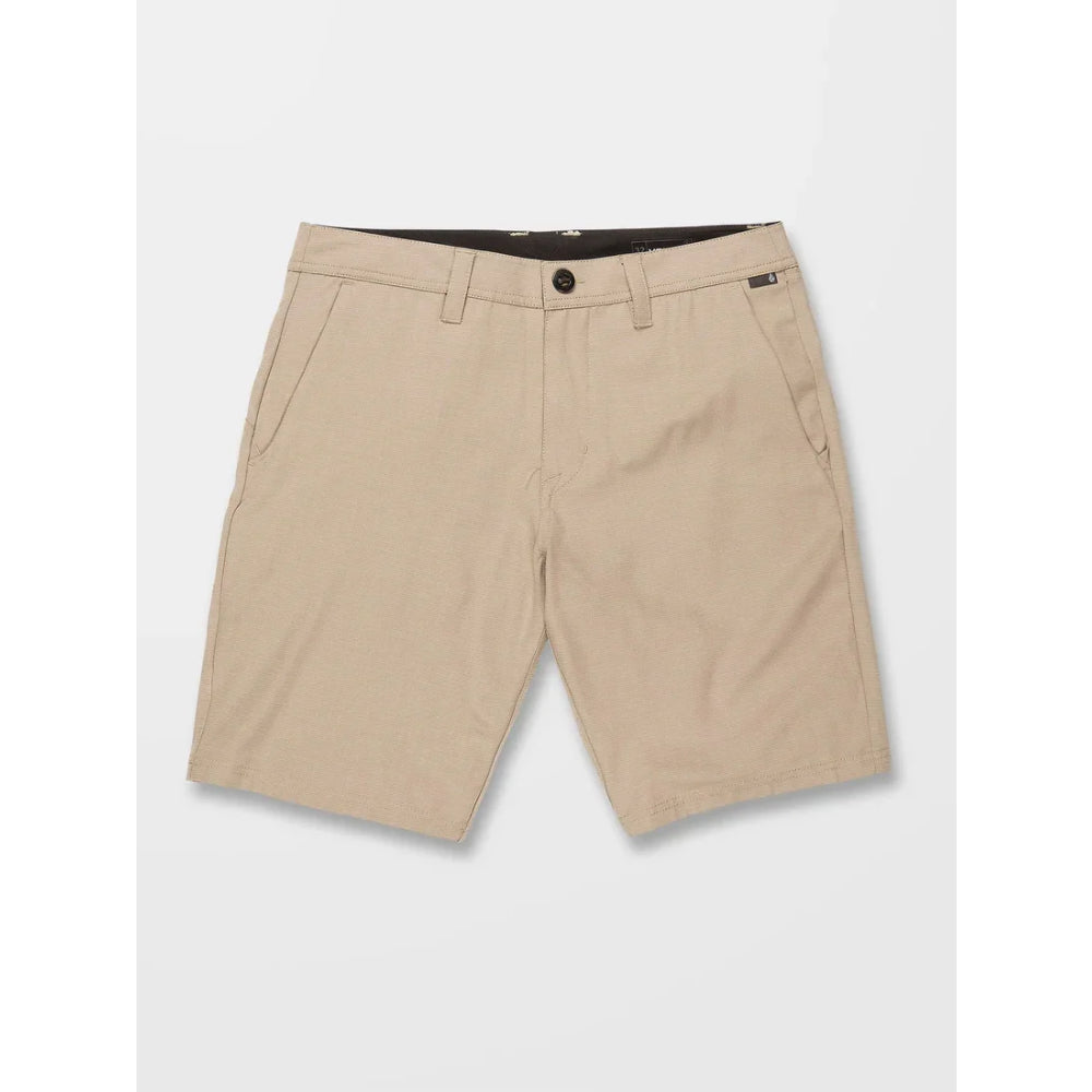 The Volcom Frickin Cross Shred 20" Shorts 2022 in Khaki 1