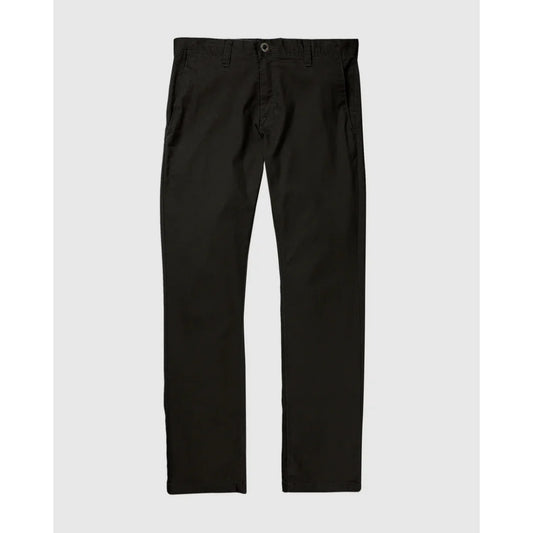 The Volcom Frickin Regular Stretch Denim Jeans 2023 in Black 1