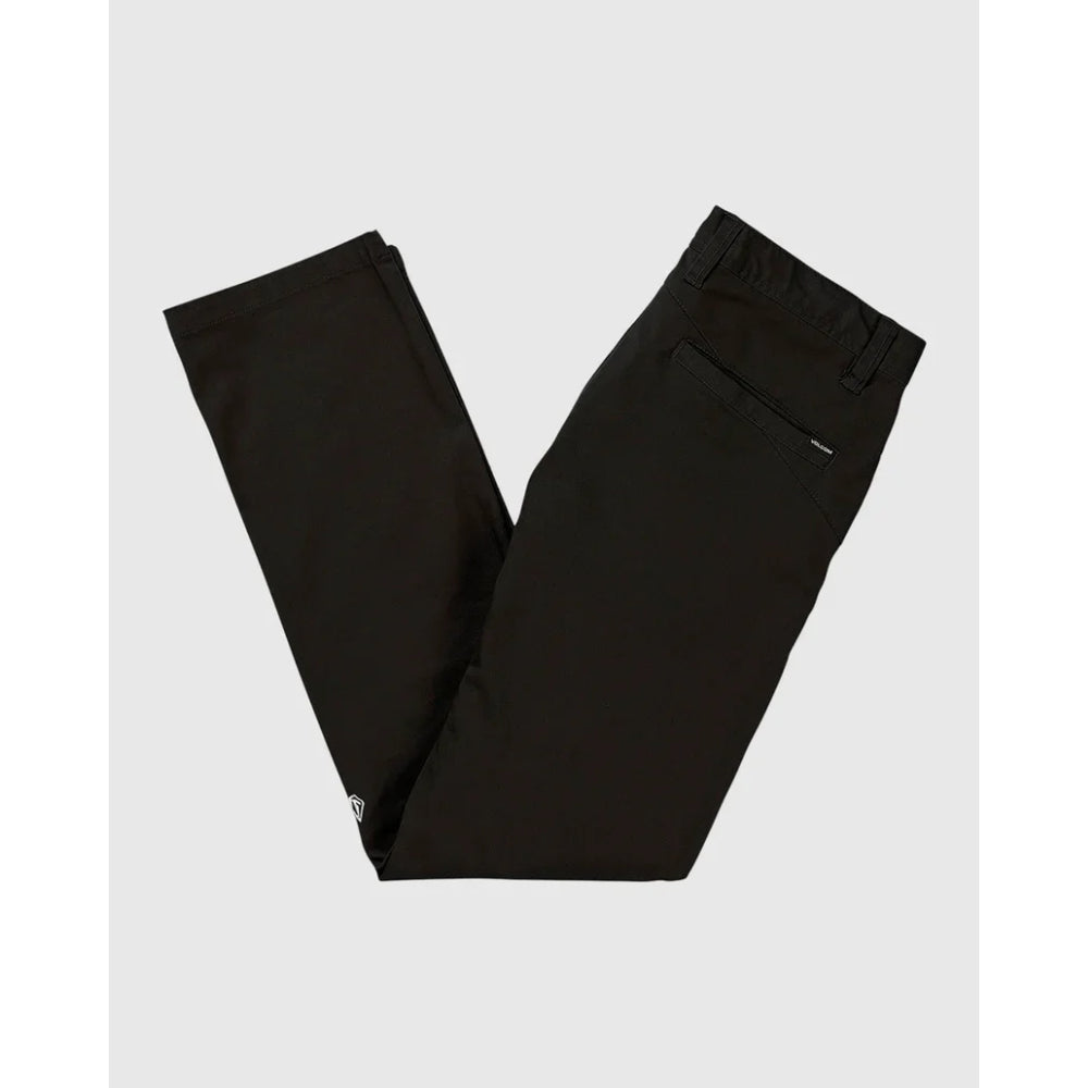 The Volcom Frickin Regular Stretch Denim Jeans 2023 in Black 2