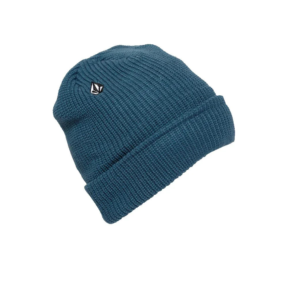 The Volcom Full Stone Beanie 2023 in Aged Indigo