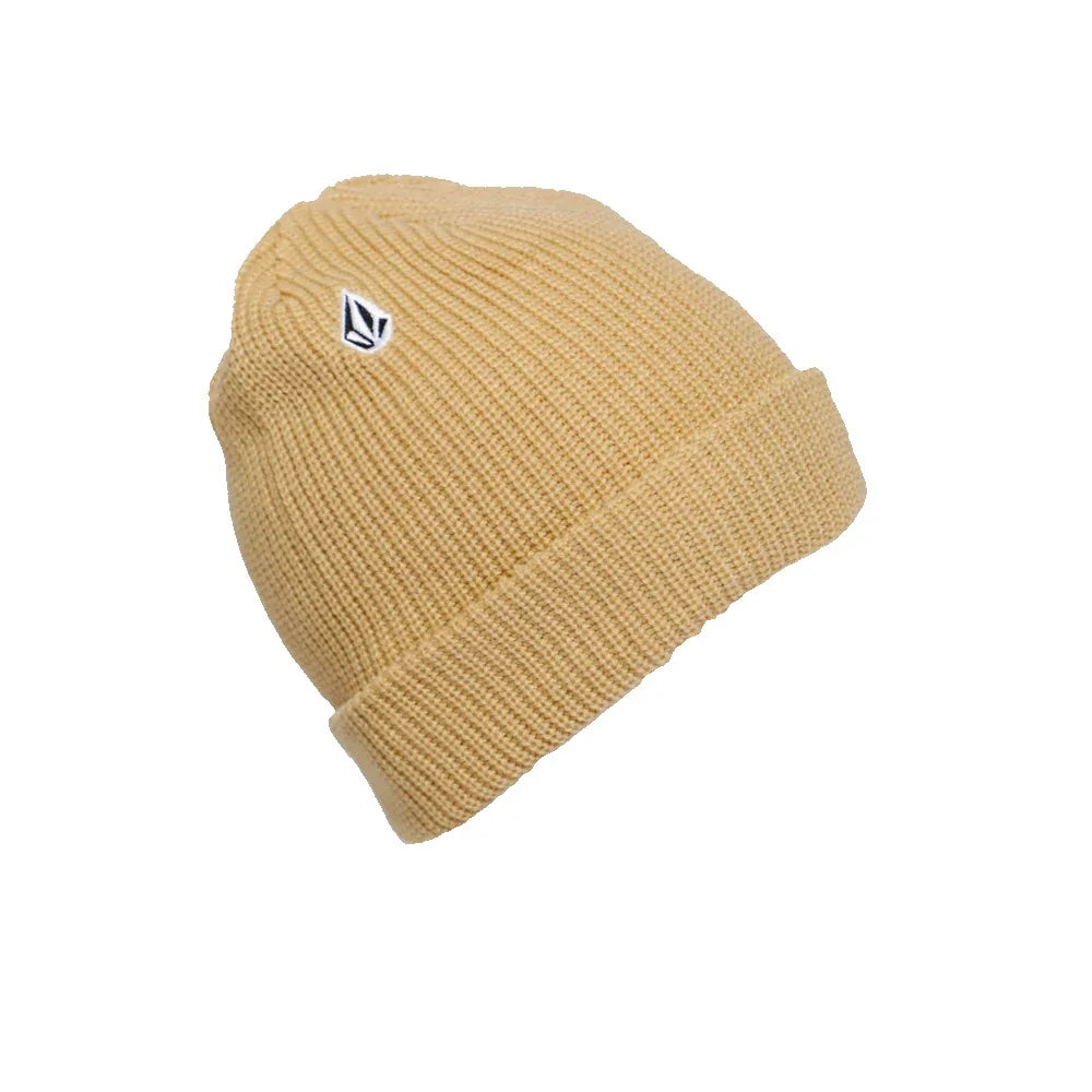 The Volcom Full Stone Beanie 2023 in Almond