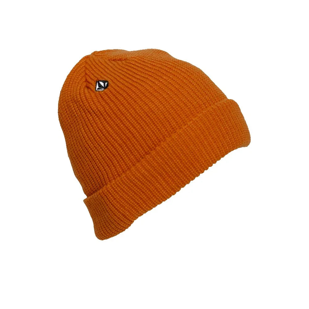 The Volcom Full Stone Beanie 2023 in Saffron