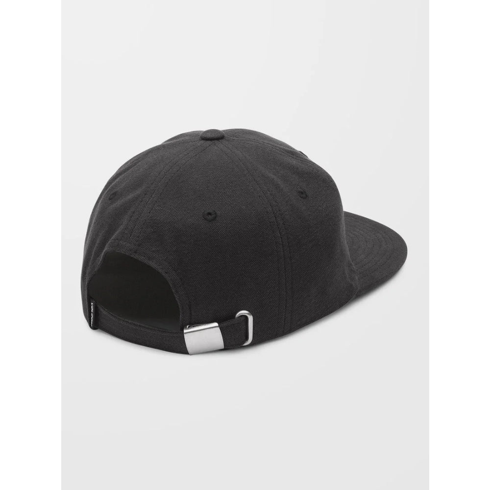 The Volcom Full Stone Dad Hat 2025 in Black 2