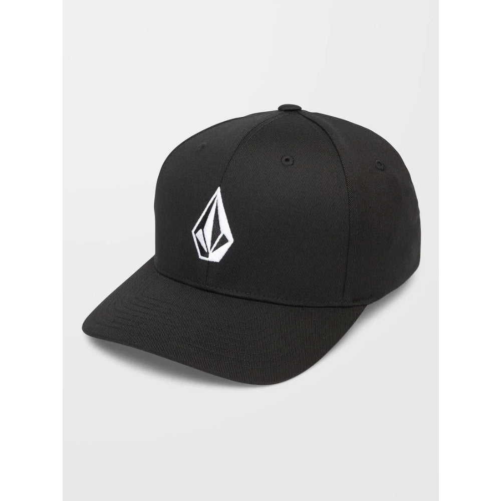 The Volcom Full Stone Flexifit Hat 2023 in Black