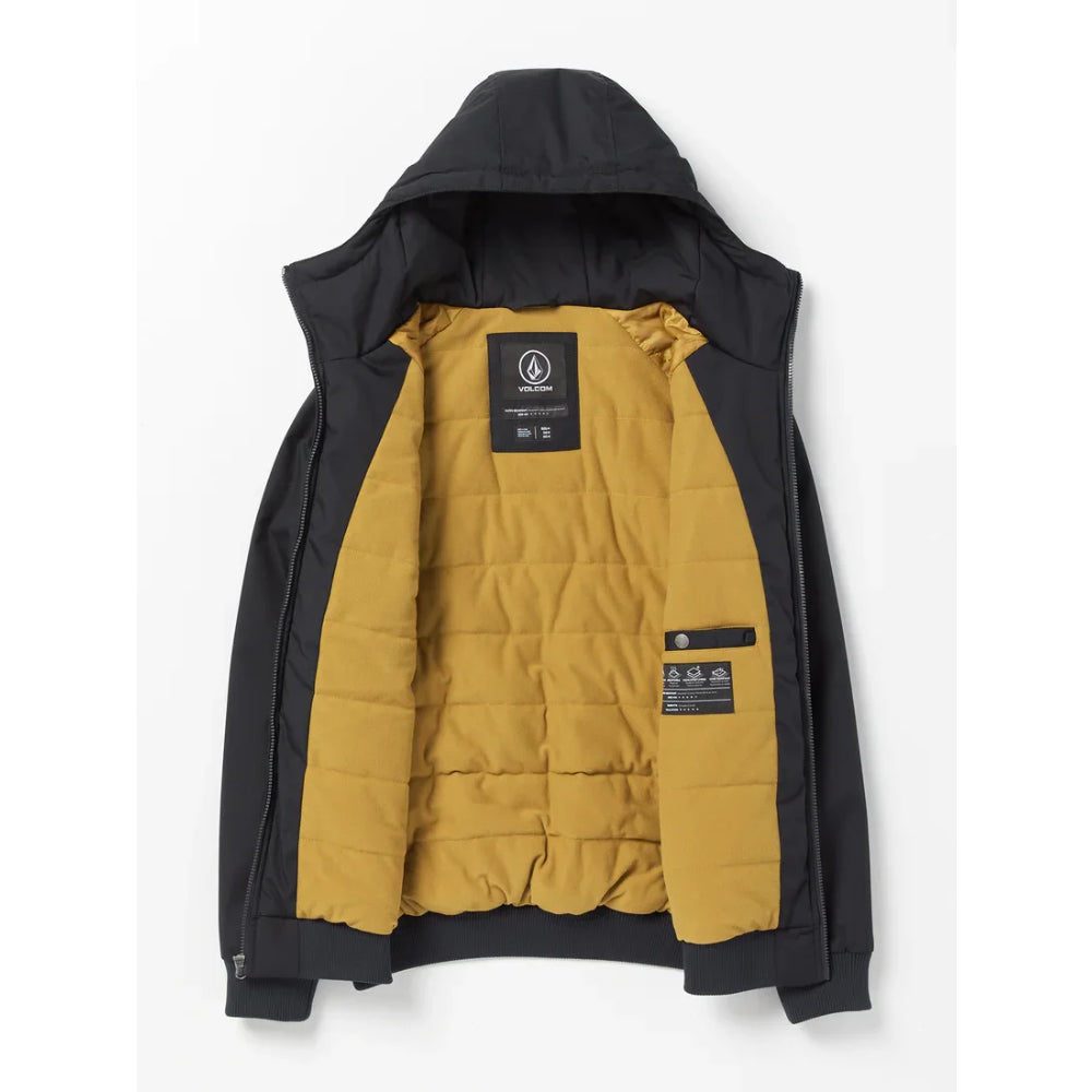 The Volcom Hernan 5K Jacket 2024 in Black 2