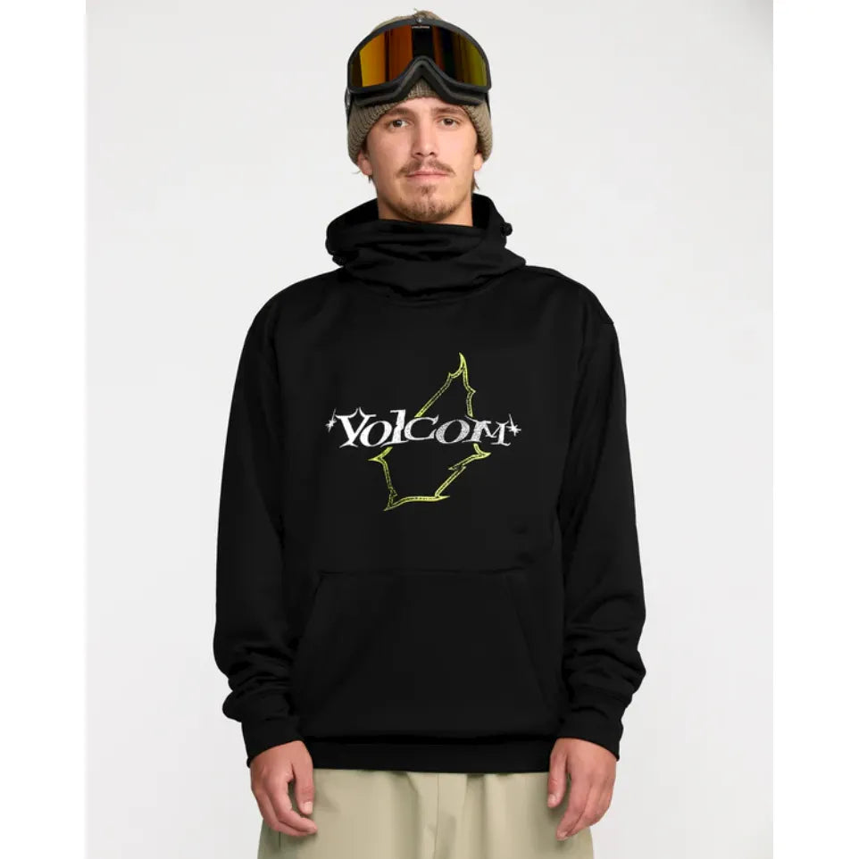 The Volcom Hydro Riding Men's Hoodie 2026 in Black
