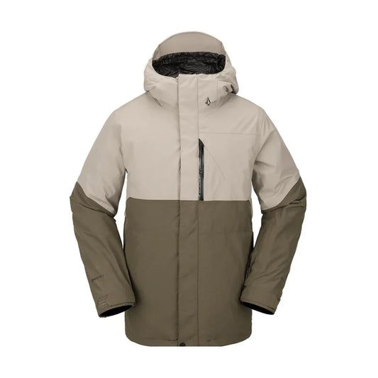 Te Volcom L Gore-Tex Men's Jacket 2023 in Dark Khaki 1