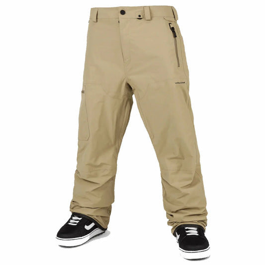 The Volcom L Gore-Tex Men's Snow Pants 2024 in Dark Khaki 1