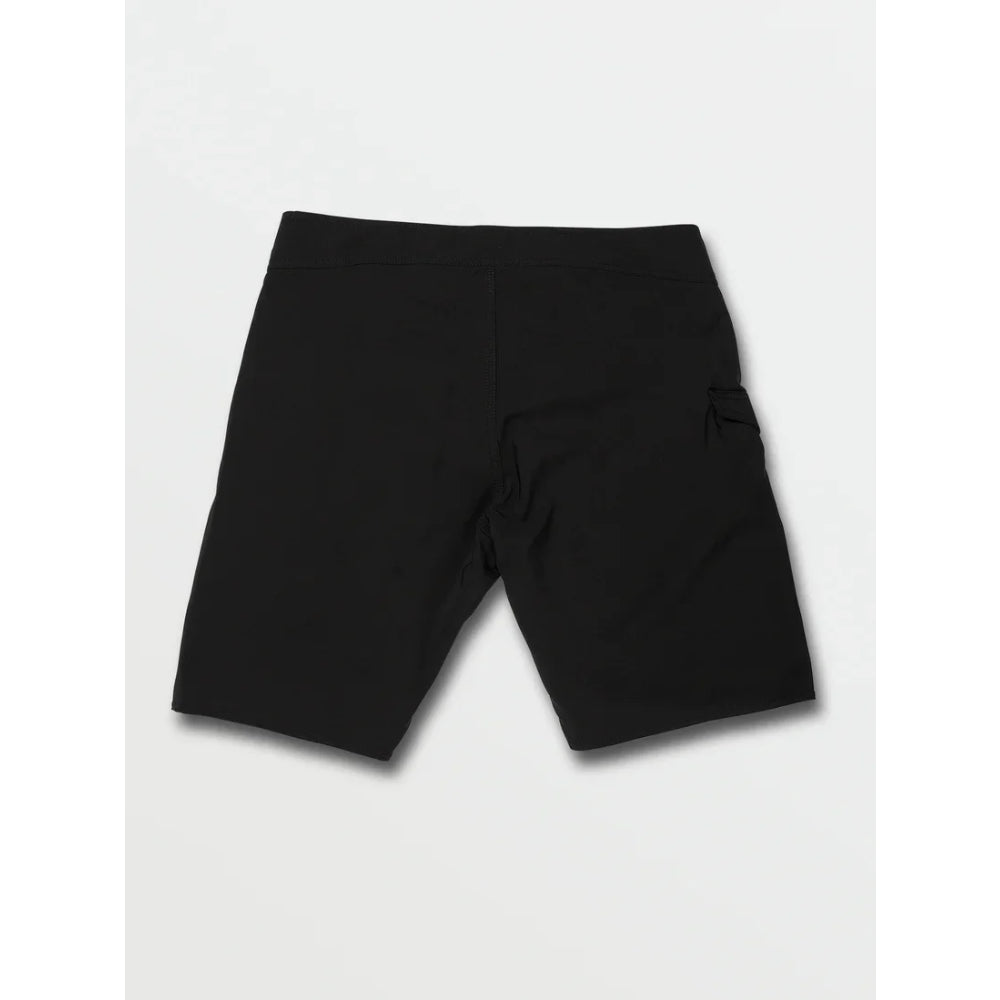 The Volcom Lido Solid Mod-Tech 20" Boardshorts 2022 in Black 2