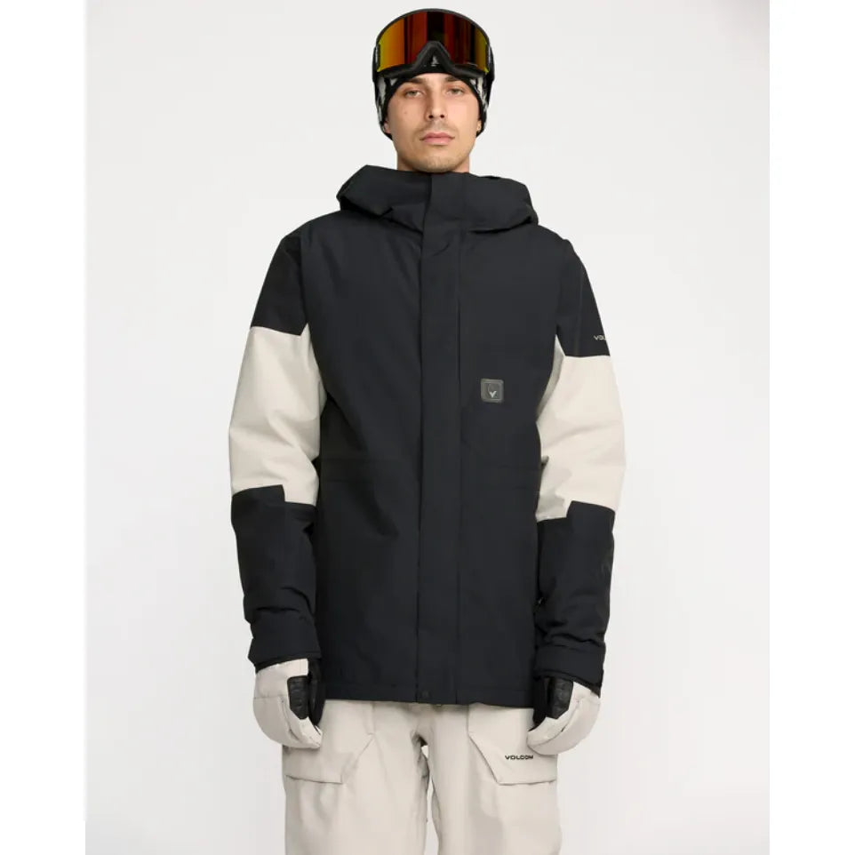 The Volcom Primary Men's Snow Jacket 2026 in Black
