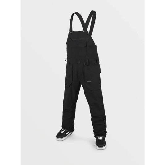 The Volcom Roan Men's Bib Overall 2023 in Black 1