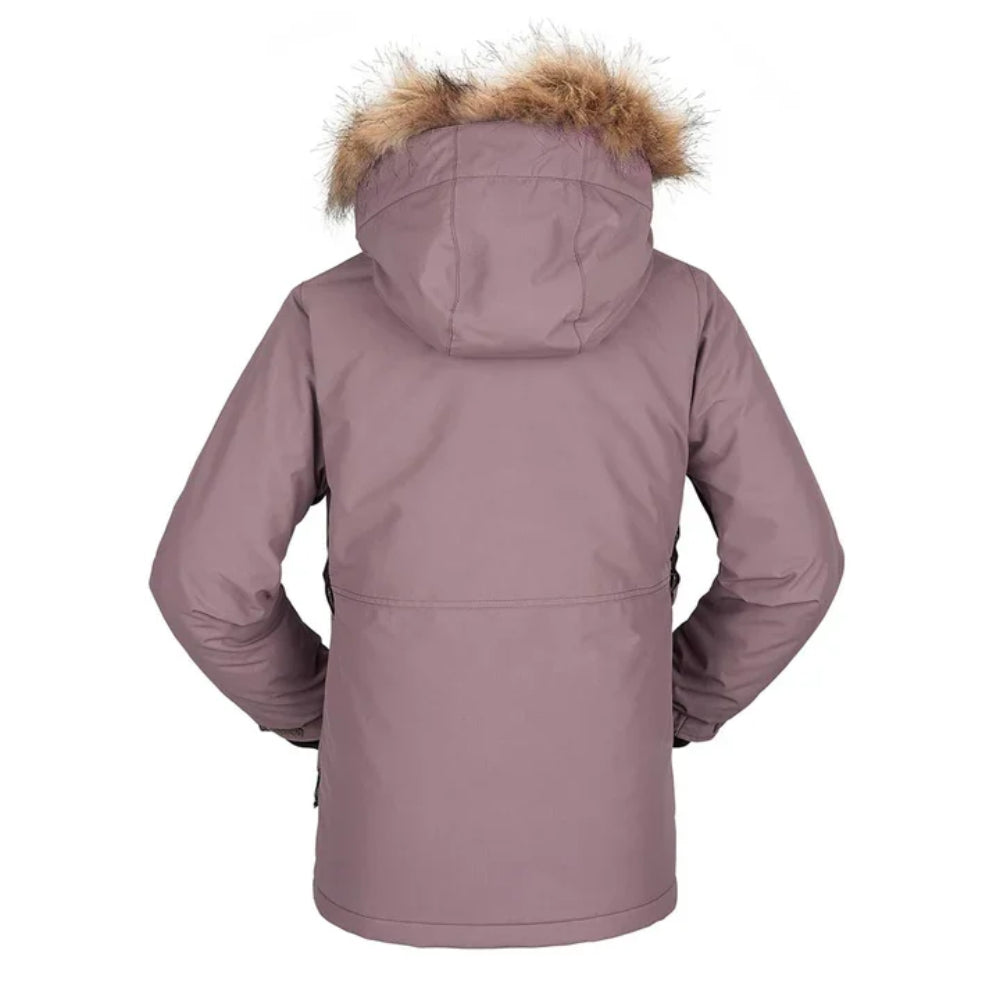 The Volcom So Minty Insulated Kid's Jacket 2023 in Rosewood 2