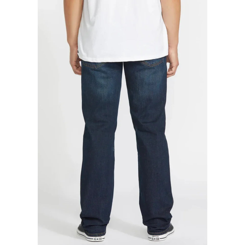 The Volcom Solver Denim Pants 2024 in New Vintage Blue 2