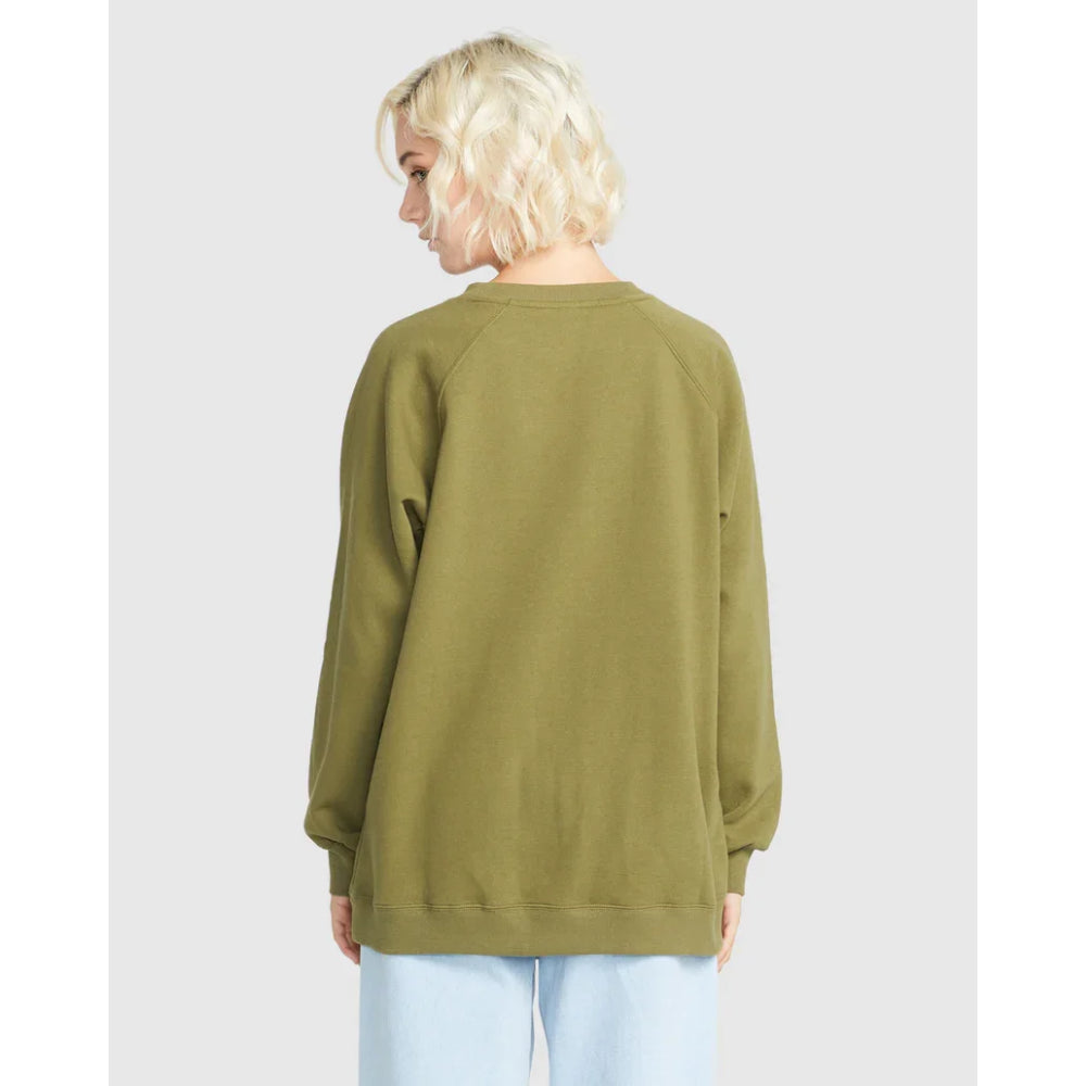 The Volcom Stone Magic BF Crew 2023 in Moss 2