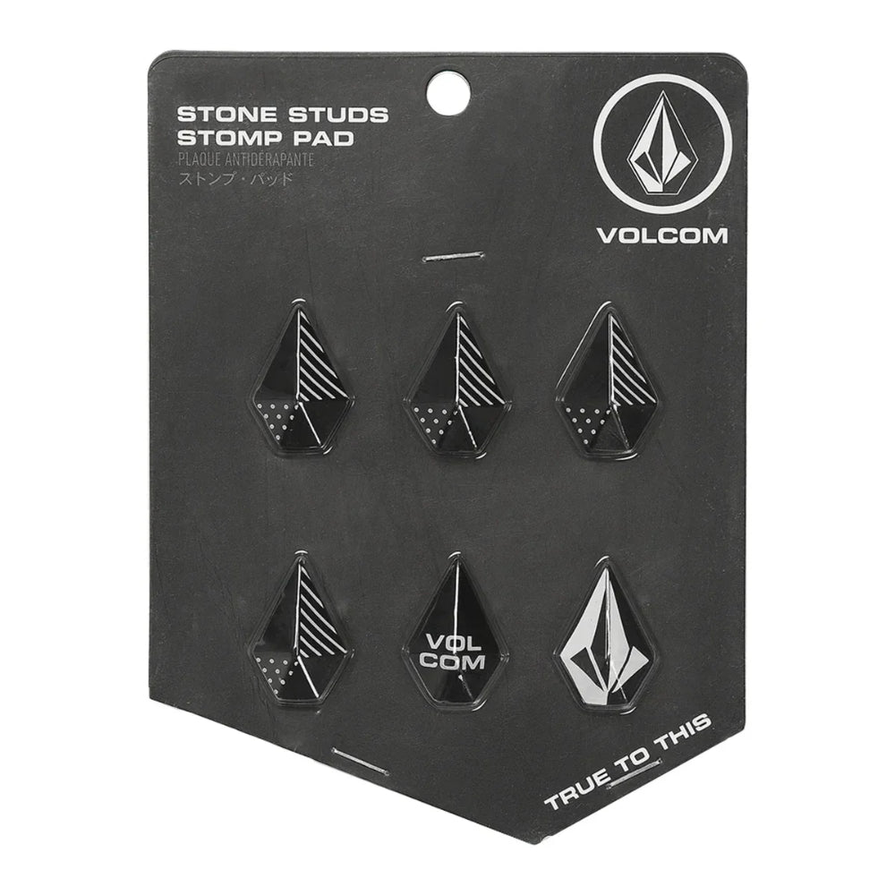 The Volcom Stone Studs Stomp Pads 2024 in Black