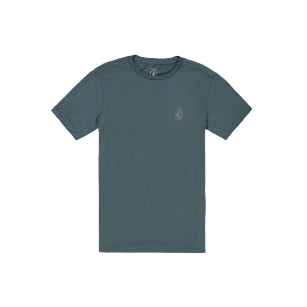 The Volcom Stone Tech T-Shirt 2023 in Cruzer Blue
