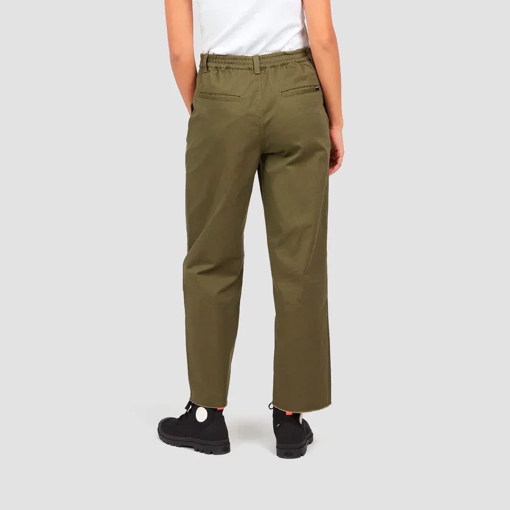 The Volcom This-That-Them Womens Skate Pants 2022 in Military 2