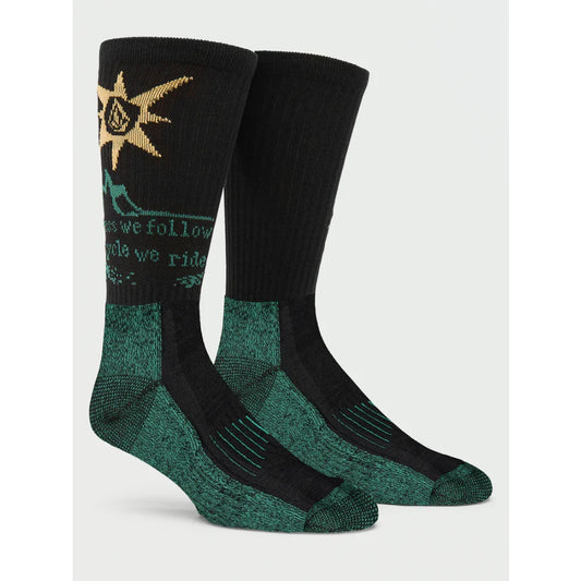 The Volcom Tokyo True Bryan Iguchi Socks 2024 in Stealth