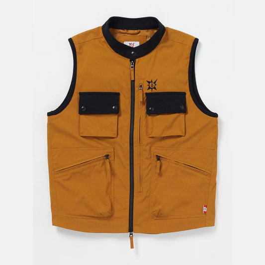 The Volcom Tokyo True Iguchi TDS Vest 2024 In Chestnut Brown