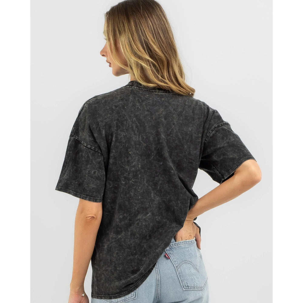 The Volcom Voltrip Women's T-Shirt 2024 in Black 2