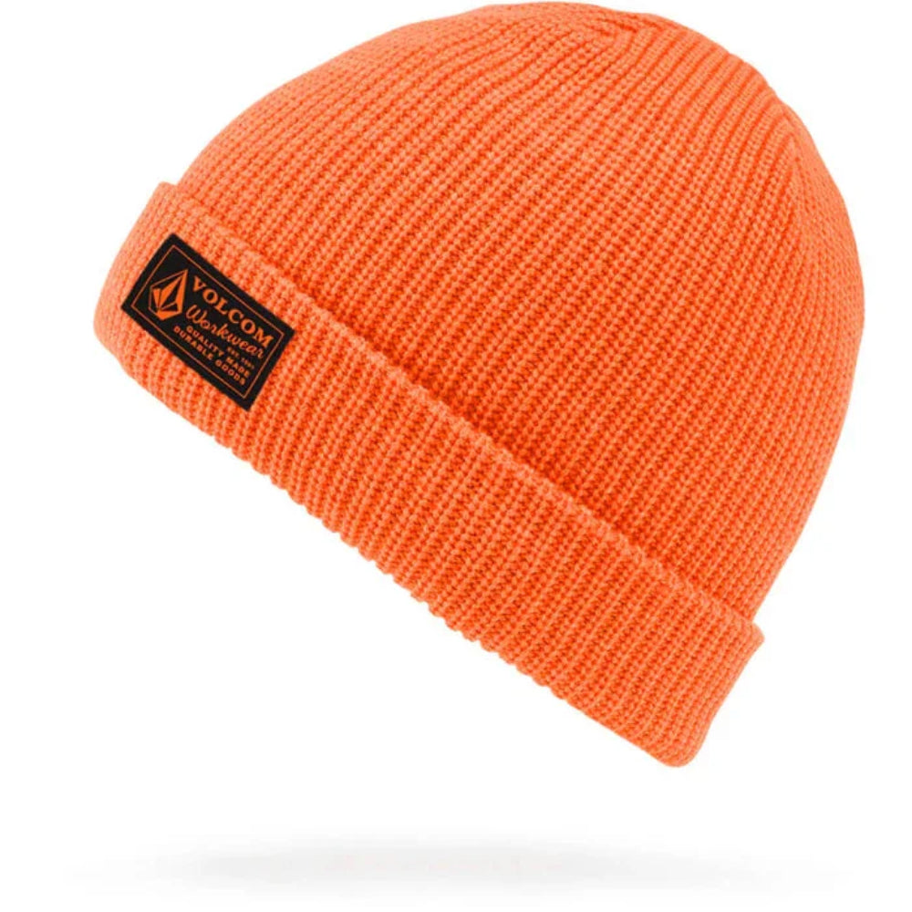 The Volcom Workwear Beanie 2022 in Orange