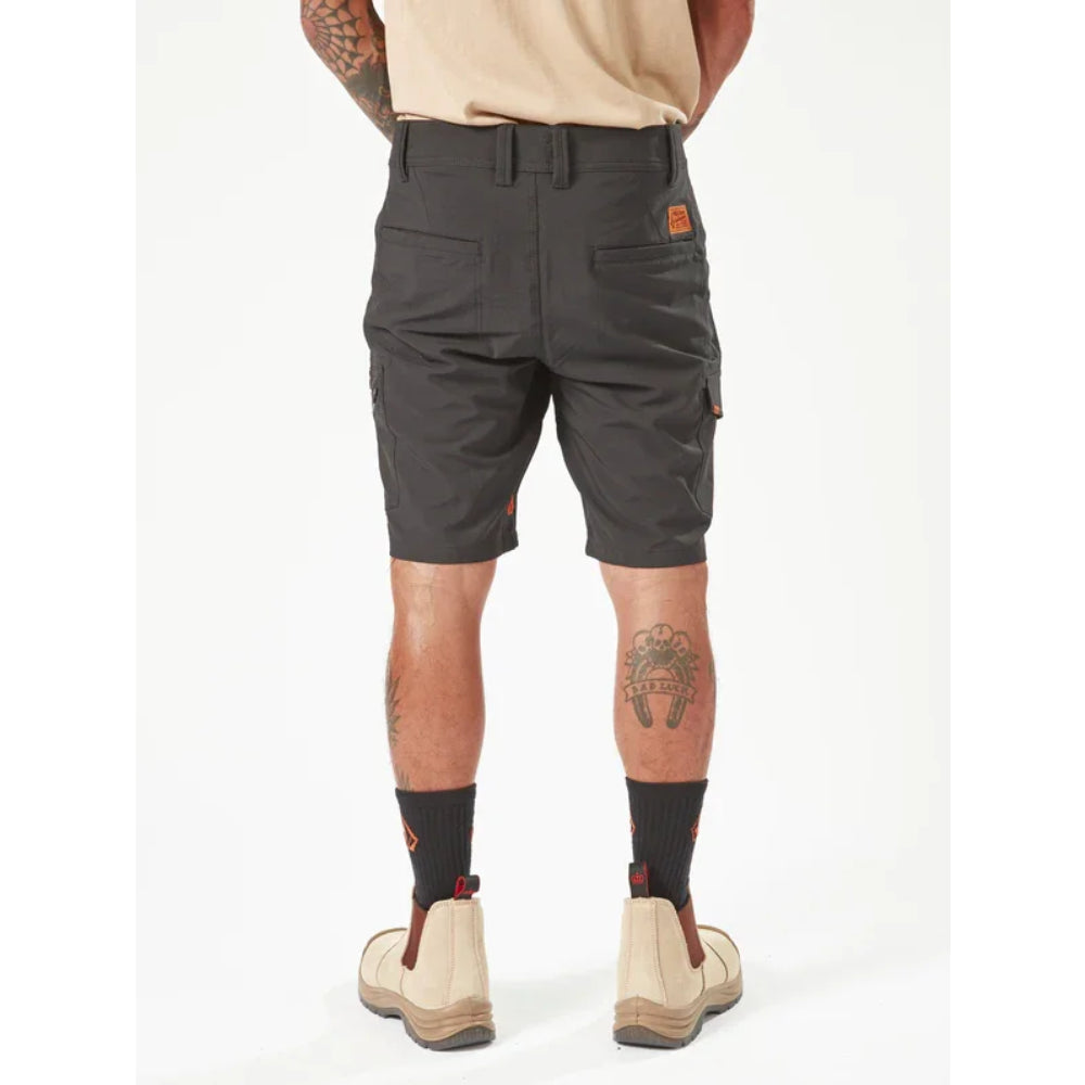 The Volcom Workwear Slab Hybrid Shorts 20" 2022 in Black 2