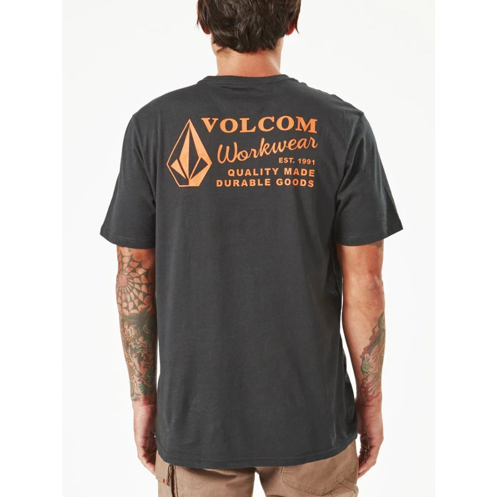 The Volcom Workwear T-Shirt 2023 in Black 2